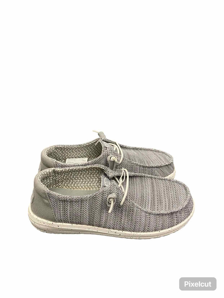 Hey Dude Shoe Size 7 Grey NWT Wendy Stretch Sox Flats