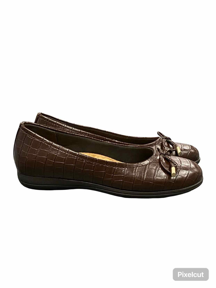 Trotters Shoe Size 5 Brown Leather Flats