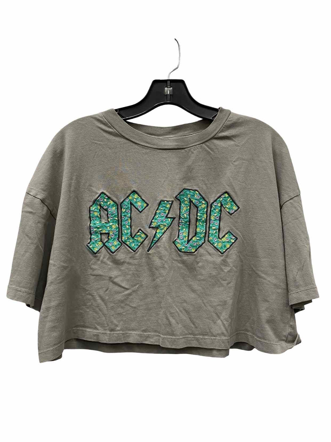 AC/DC Size M Gray ACDC Short Sleeve Shirts