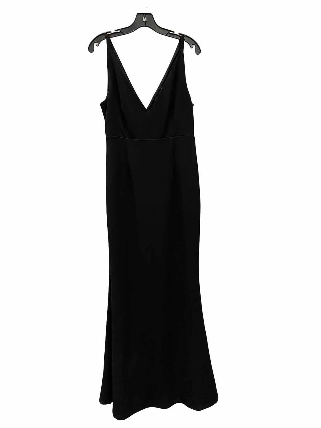Lulus Size L Black Formal Dress(Long)