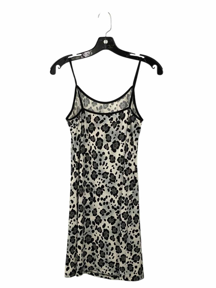 Kokoon Size S/M White Black leapard Dress