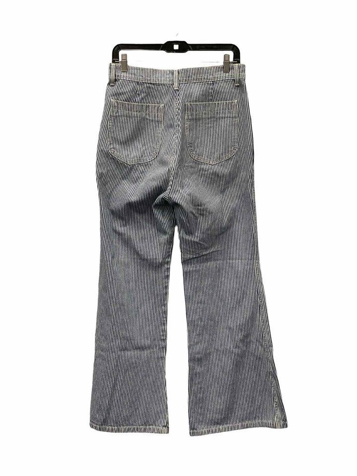 DOEN Size 29 Blue White Stripe Jeans