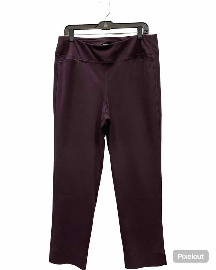 J Jill Size L Mulberry Smooth Fit Pants