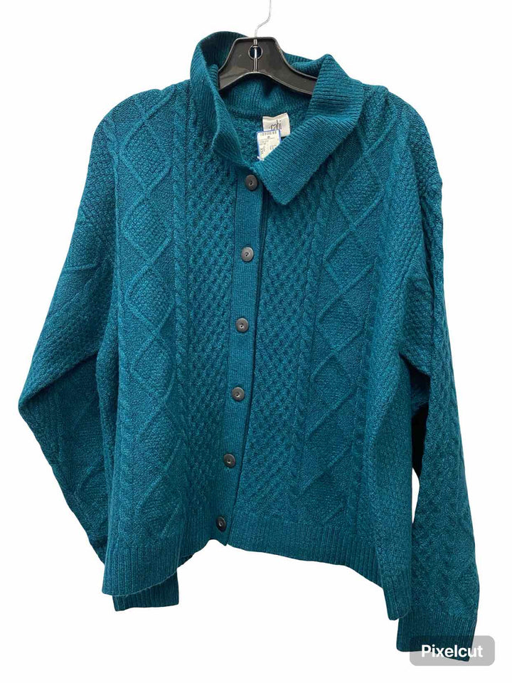 Cabi Size XXL Teal Sweater
