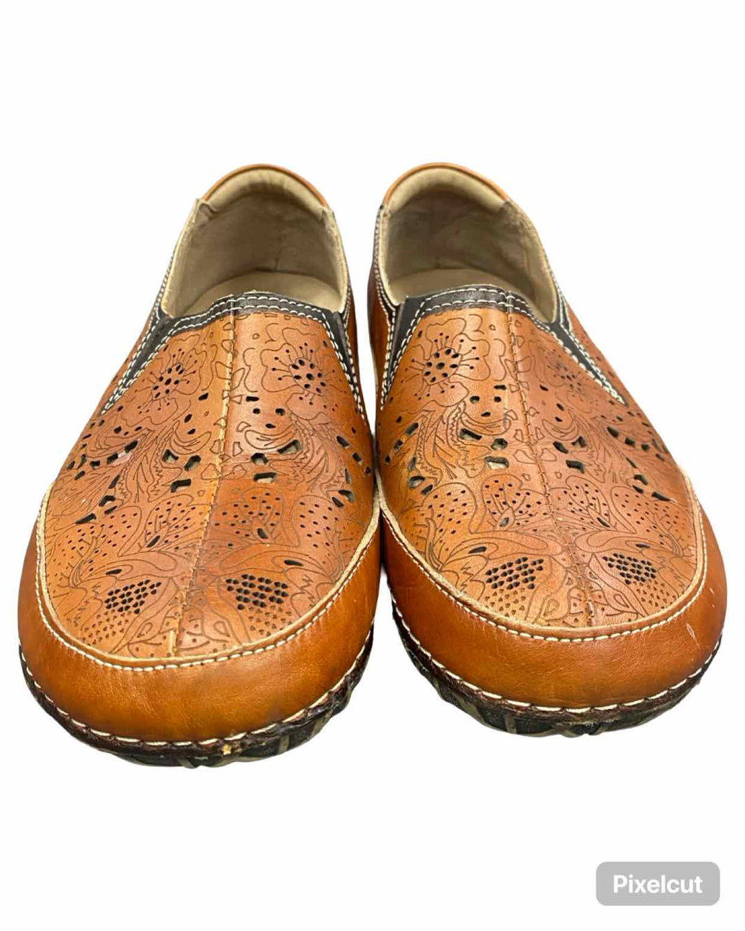 L'Artiste Shoe Size 38 Brown Leather Libora Flats