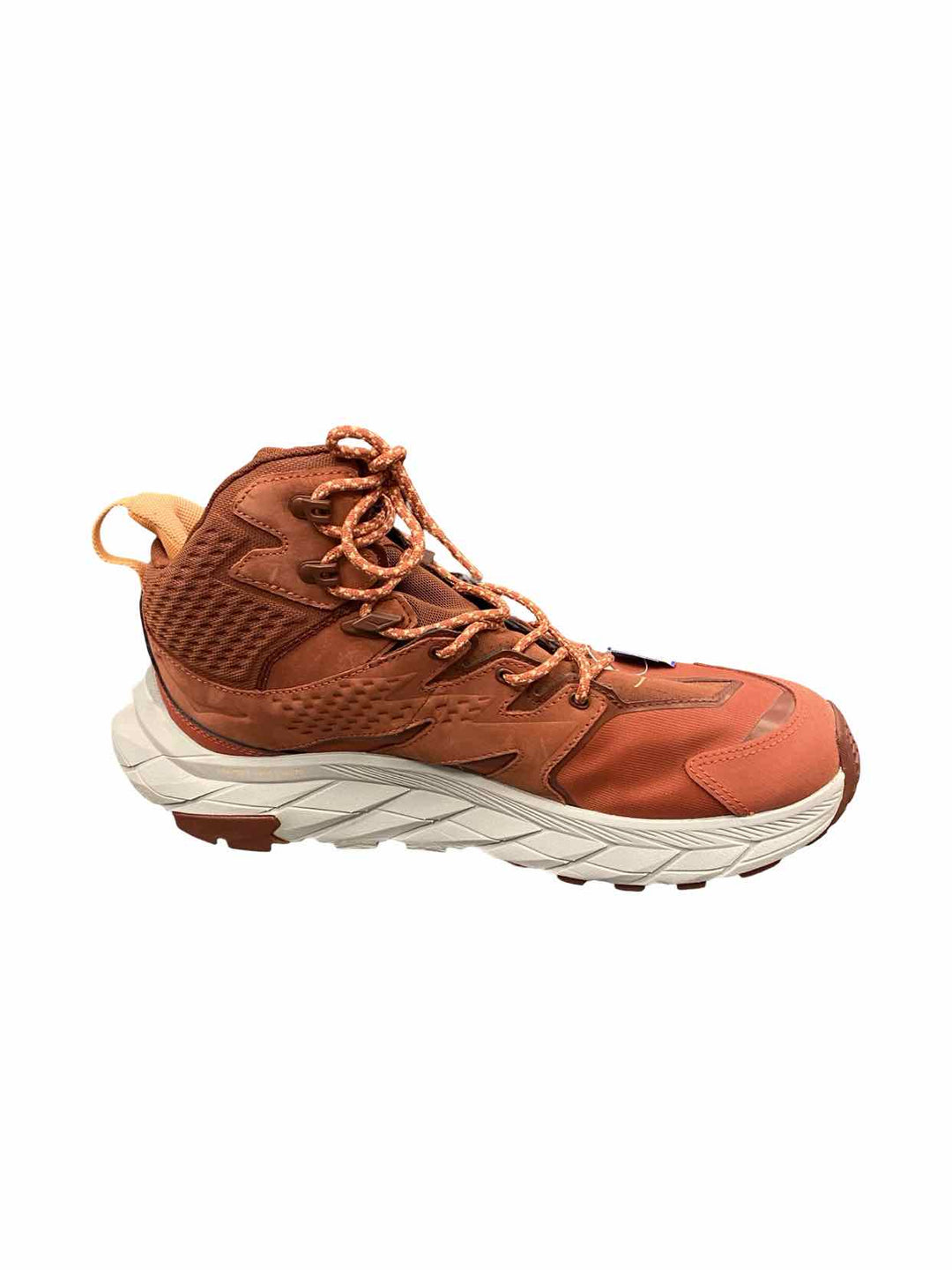 Hoka Shoe Size 11 Hot Sauce/Cherry Mahogany waterproof Boots(Ankle)
