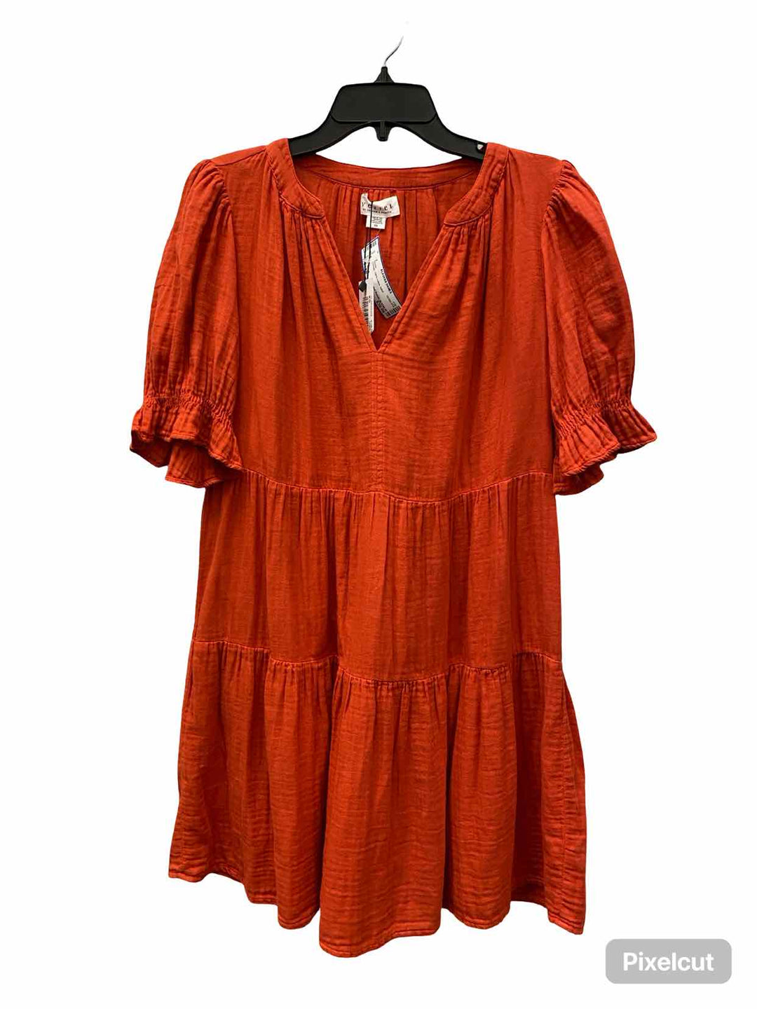 Velvet Size XS Orange 100% cotton Dress