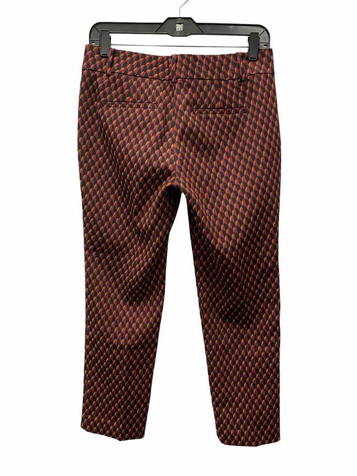 Ann Taylor Size 2P Black Red Print Pants