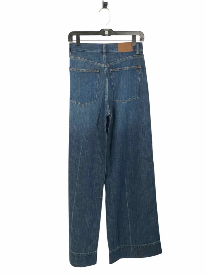 MadeWell Size 26 Blue Superwide Leg Denim Jeans