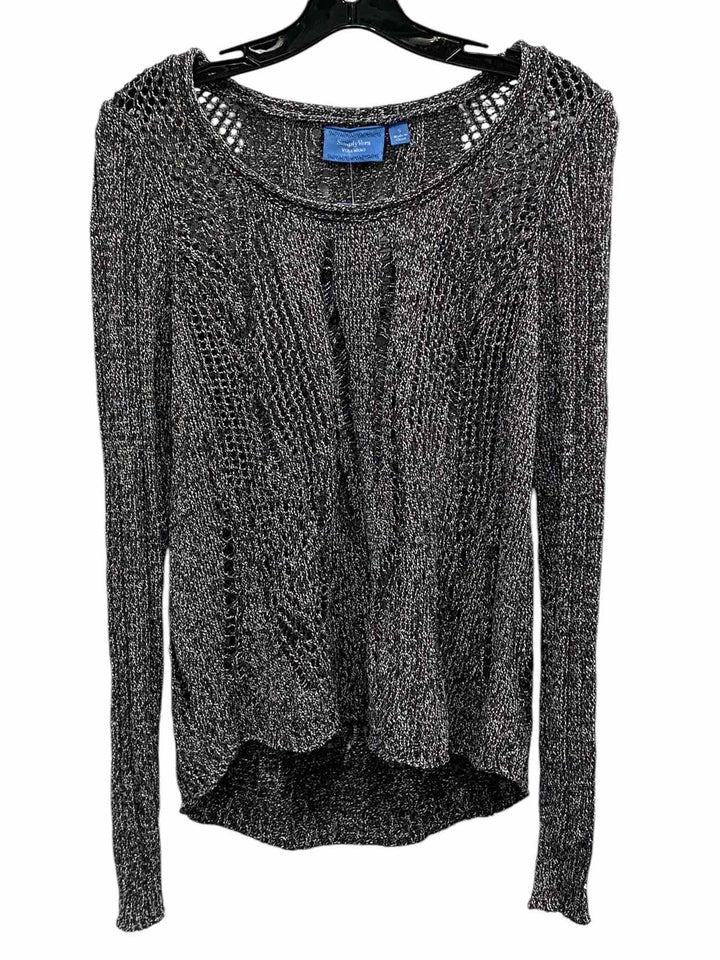 Simply Vera Size S Gray Sweater