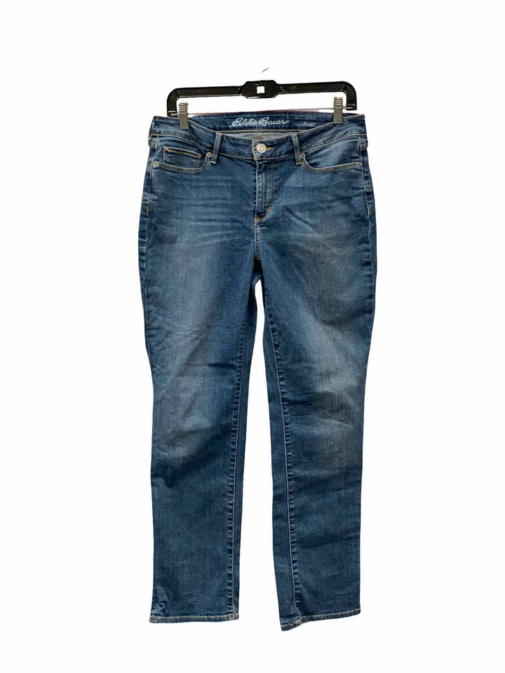 Eddie Bauer Size 8 Blue Straight Jeans