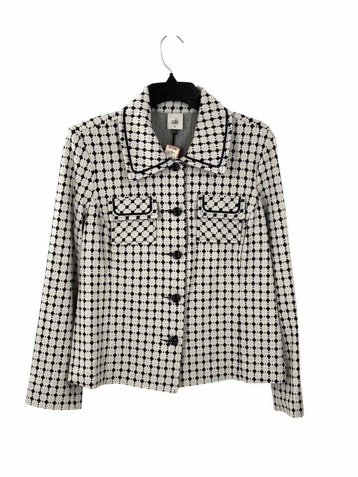 Cabi Size M White navy Jacket