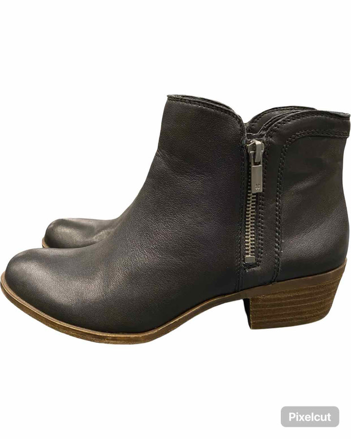 Lucky Brand Shoe Size 9 Black Leather Basel Boots(Ankle)
