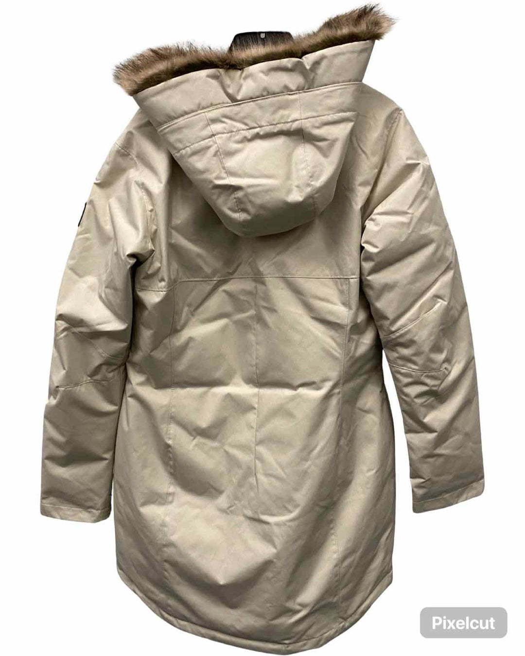 Columbia Size M Beige Brown Coat(Long)