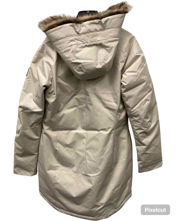 Columbia Size M Beige Brown Coat(Long)