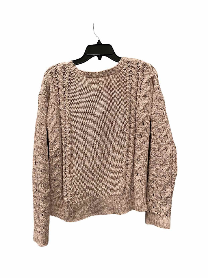 Aero Size S Light Pink Knit Sweater