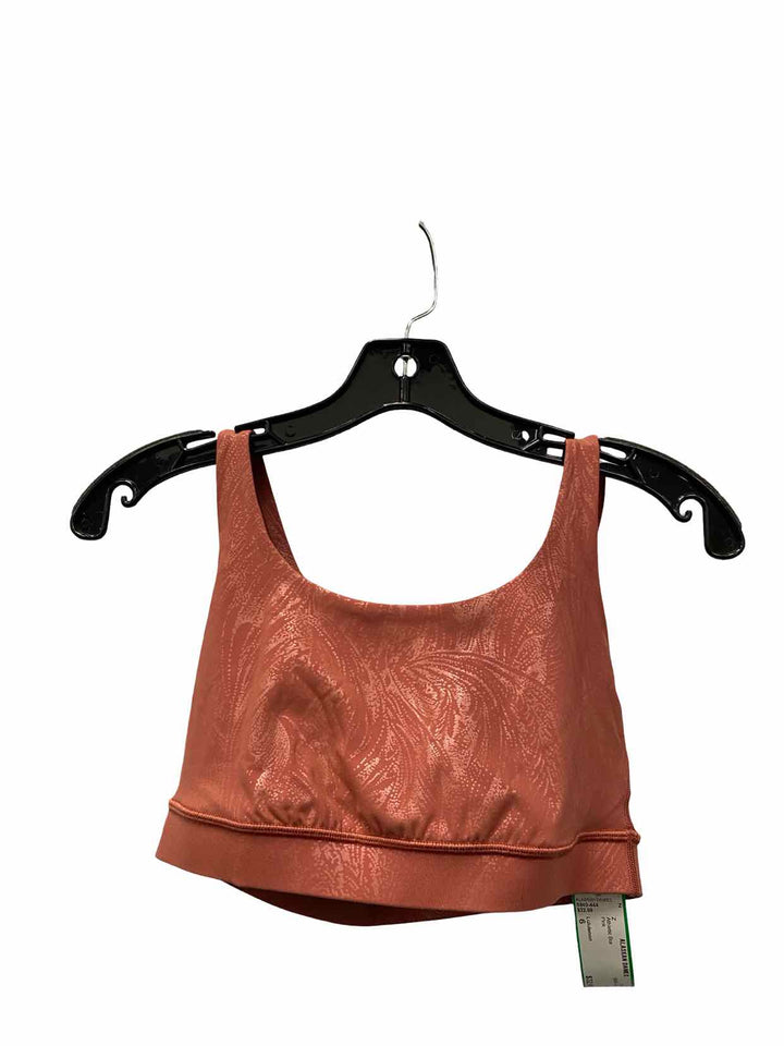 Lululemon Size 6 Pink Athletic Bra