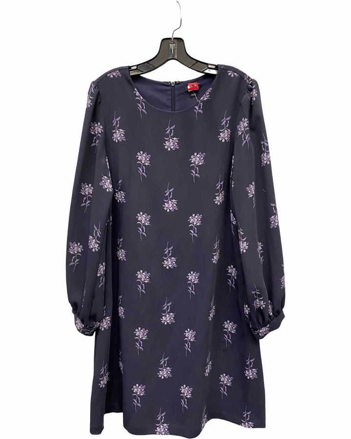 Ann Taylor Size 2 Purple Floral Dress