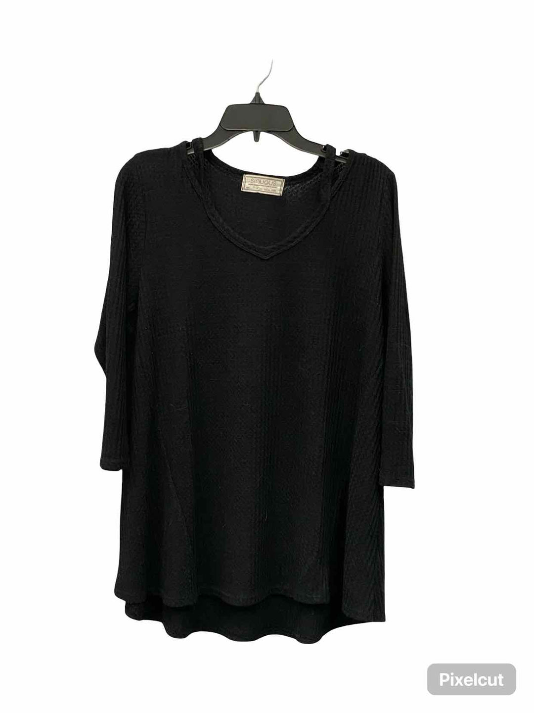 Sinuous Size L Black Sweater