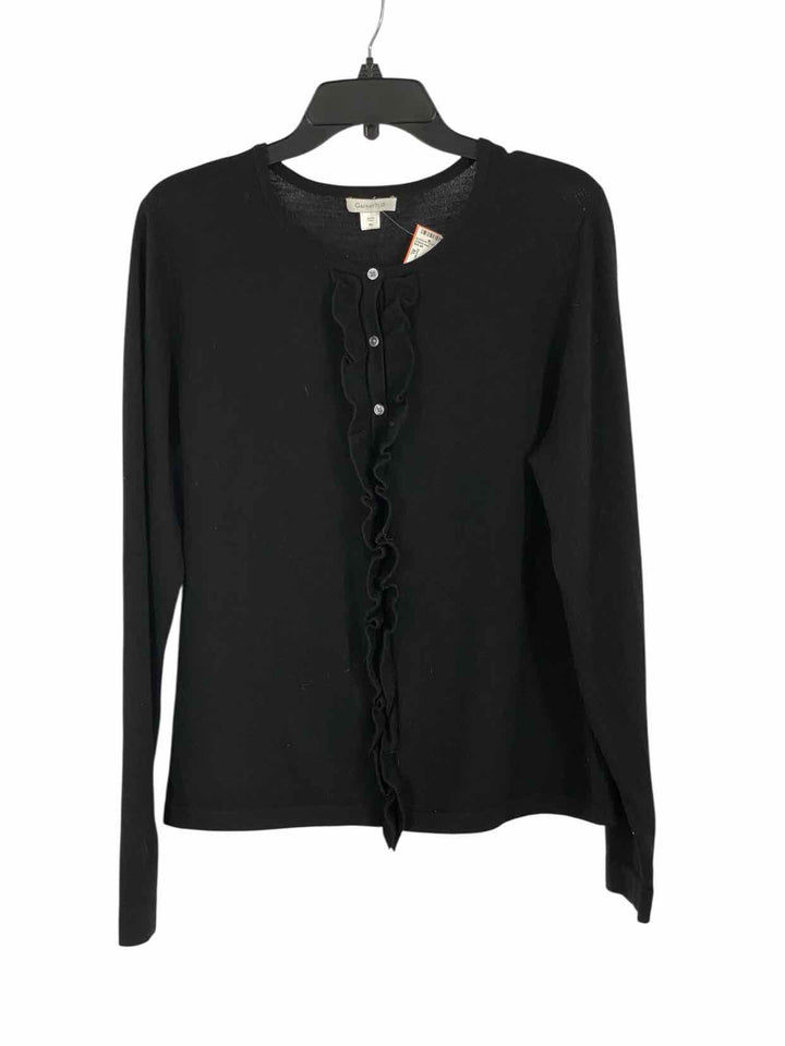 Garnet Hill Size XL Black Long Sleeve Shirts