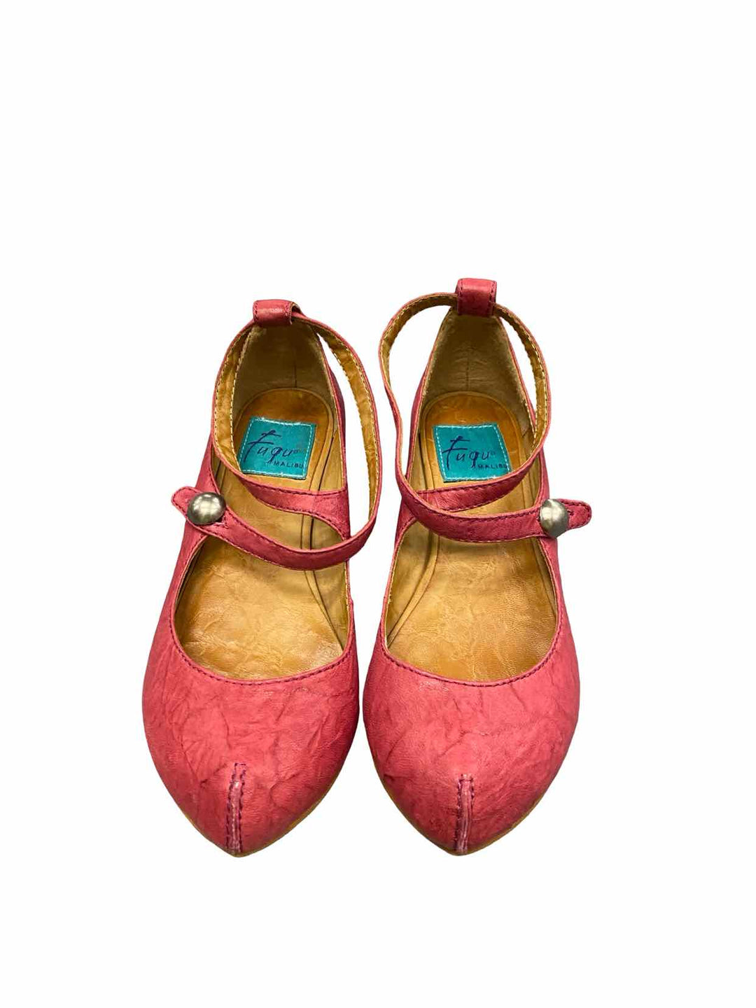 Fugu Malibu Shoe Size 7.5 Pink Leather Flats