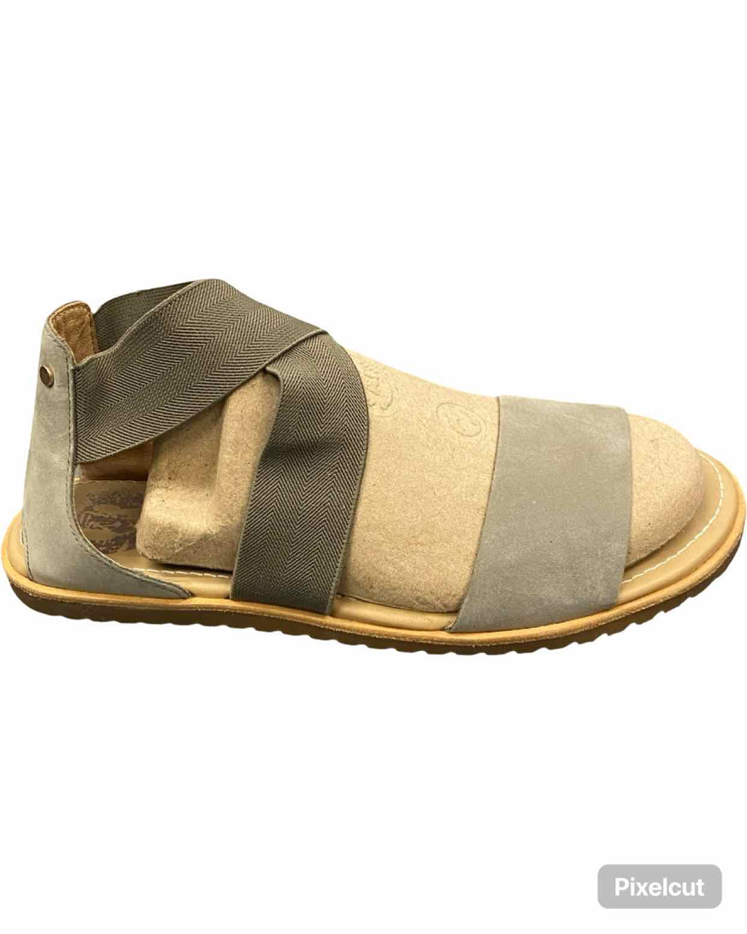 Sorel Shoe Size 9 Olive Leather Ella III Sandals