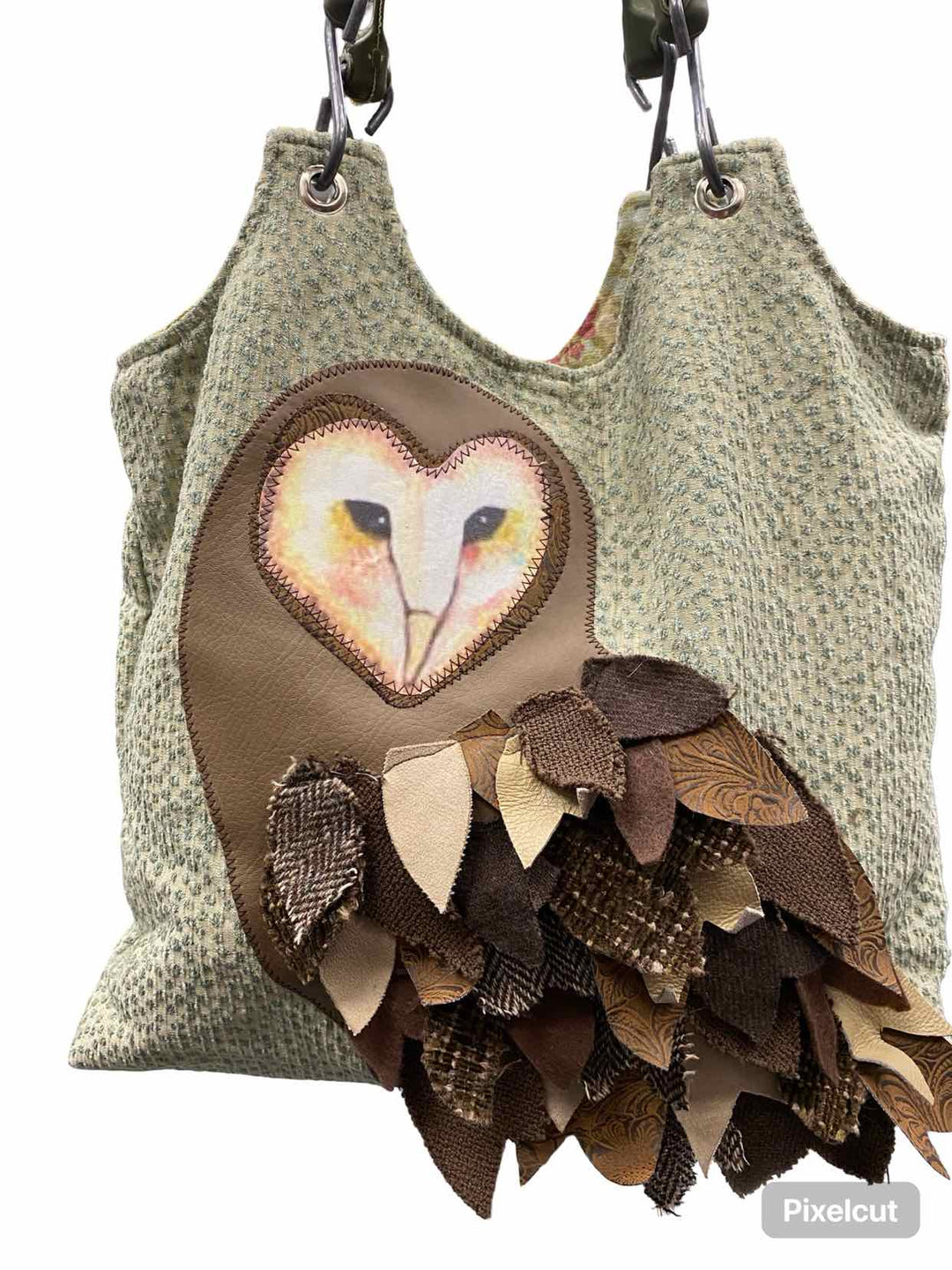 Tailfeathers Jewelry (Etsy) Green Handcrafted Purse