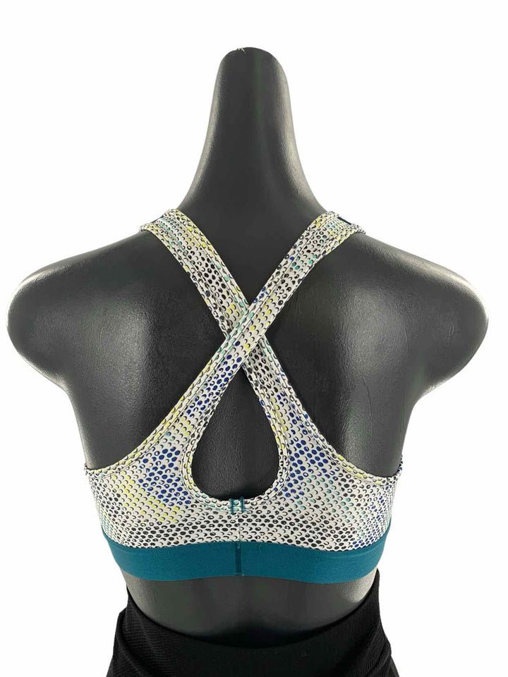 Under Armour Size S Green Print Athletic Bra