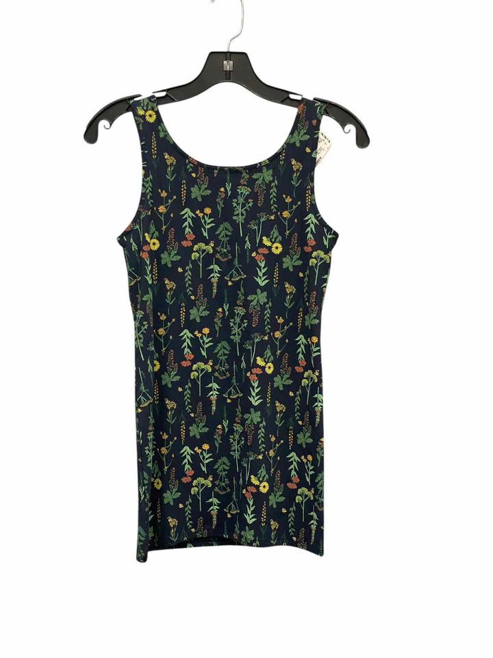 Duluth Trading Size XS Green Multi Floral Tank Top