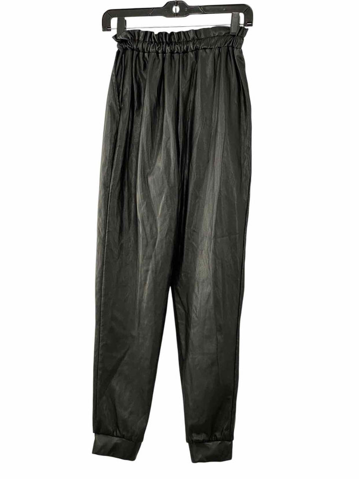 Jolie & Joy Size S Black Polyurethane Pants