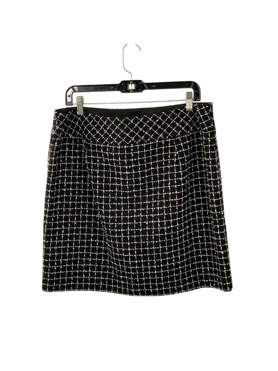 Loft Size 14 Black White Print Skirt