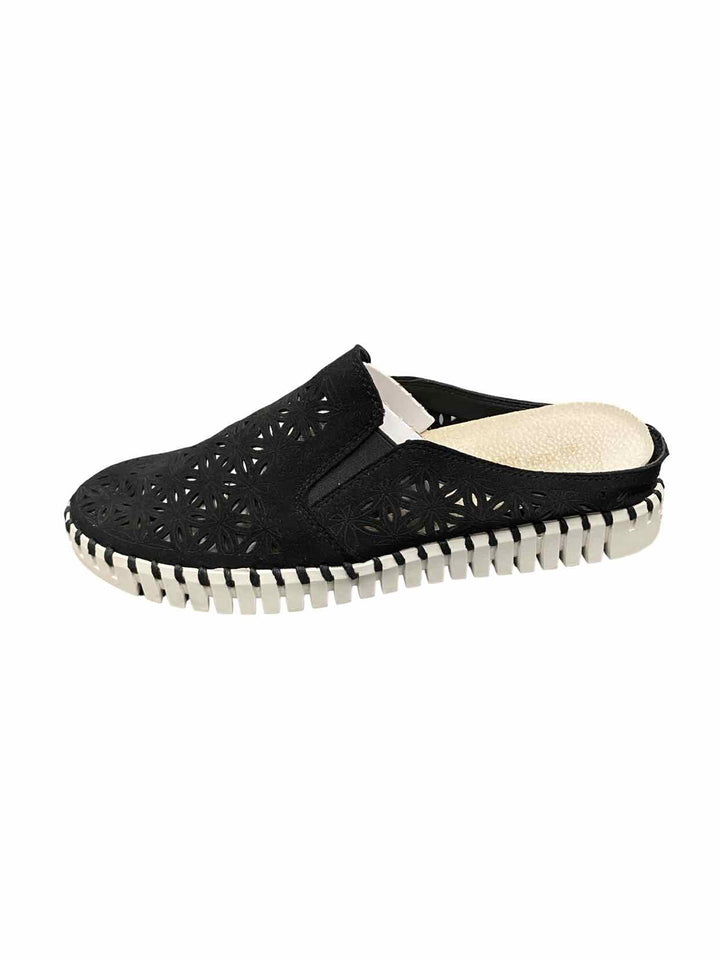 Ilse Jacobsen Shoe Size 40 Black White Tulip 3420 Mule Sneakers