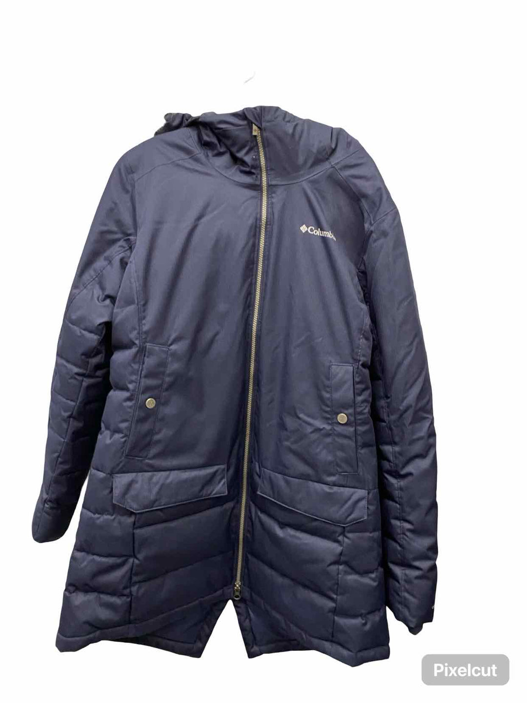 Columbia Size L Navy Coat(Long)