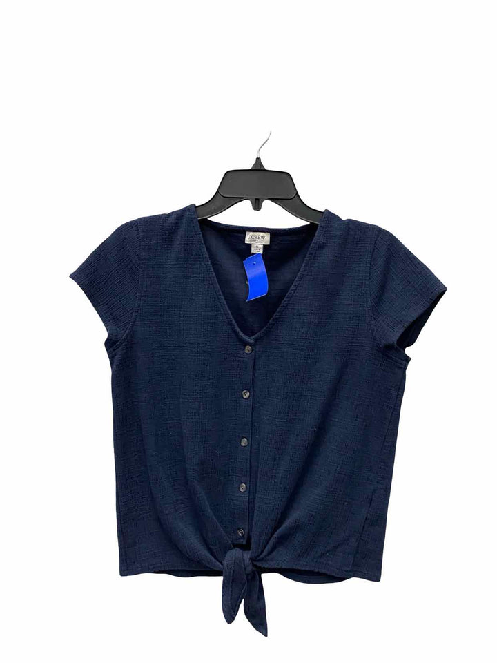 J Crew Size S Blue Short Sleeve Shirts