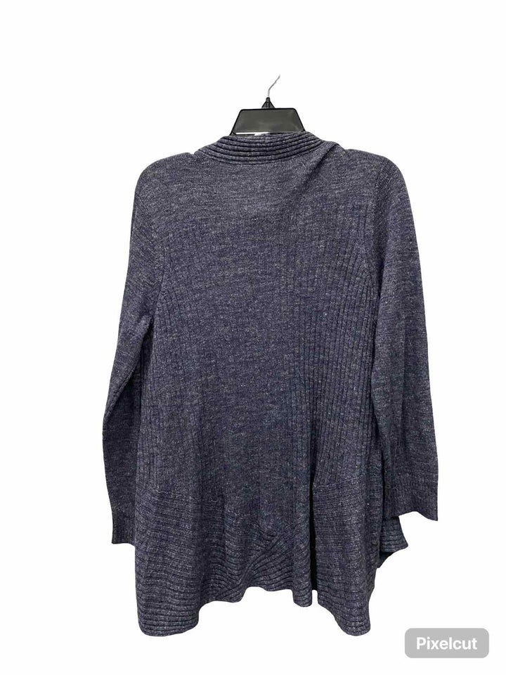 Eileen Fisher Size M Black 30%linen 30% silk 40% wool Sweater