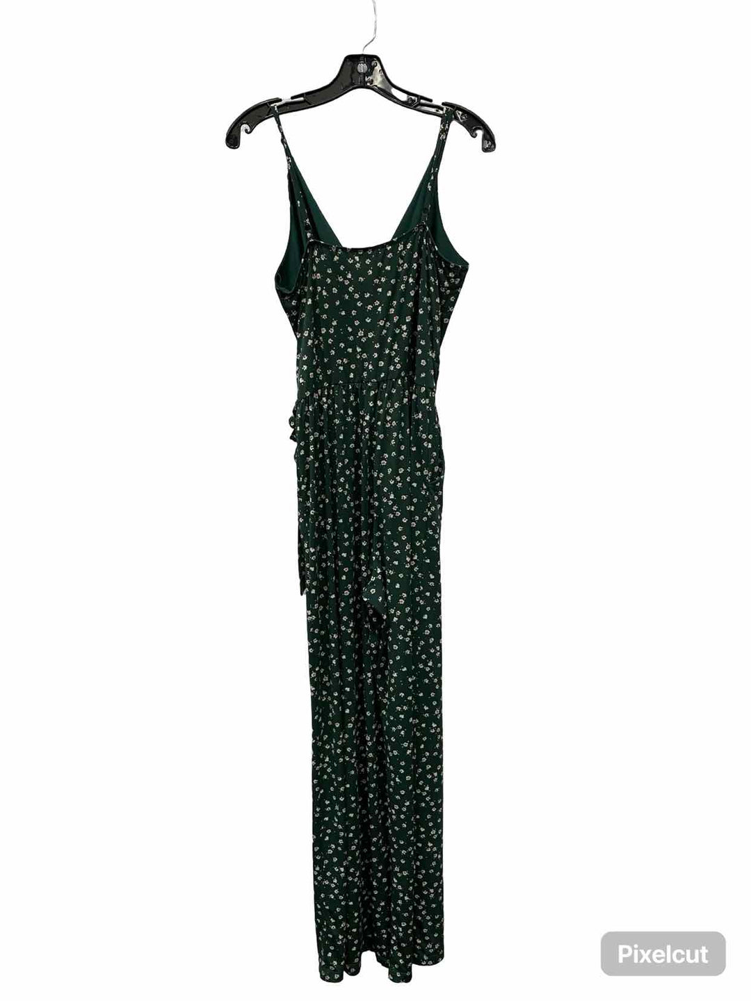 Kaileigh Size M Green White Floral Dress