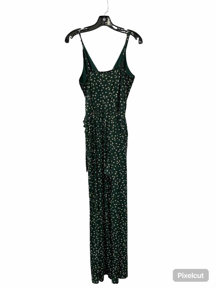 Kaileigh Size M Green White Floral Dress