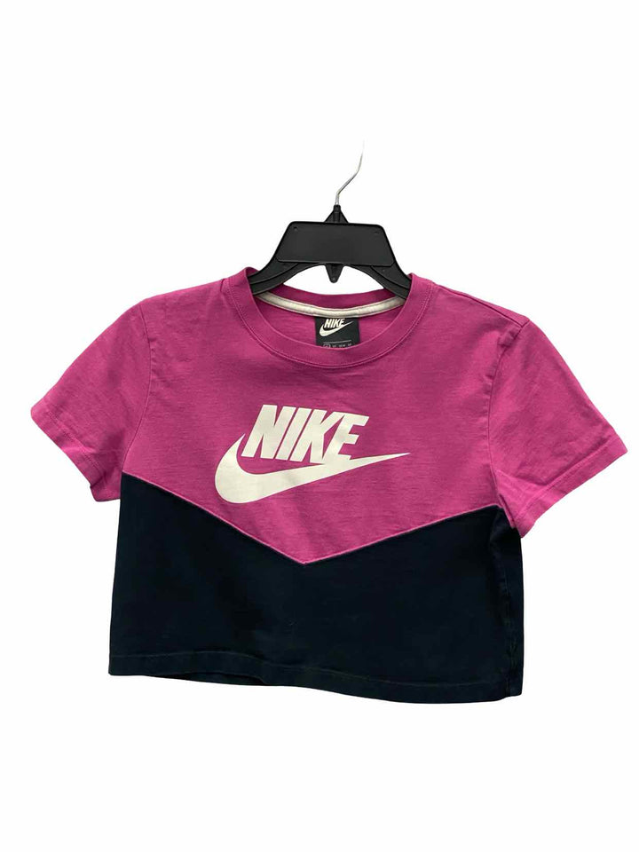 Nike Size XS Pink Black T-shirt