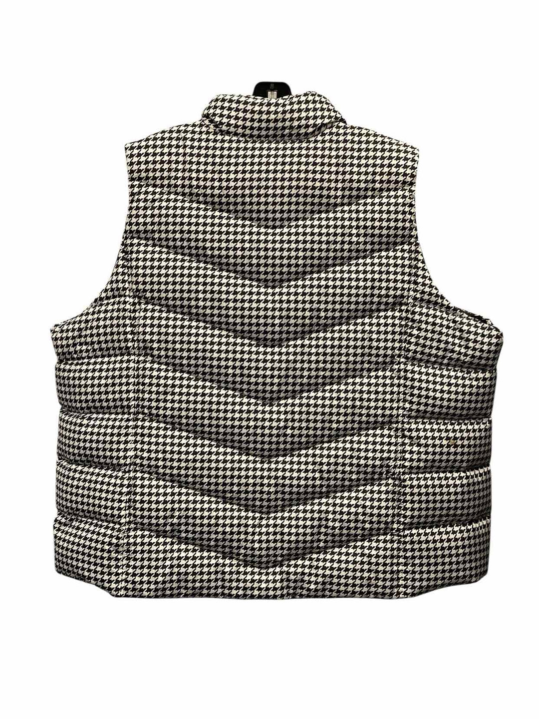 Lands End Size 3X Black White Print Vest (Outdoor)