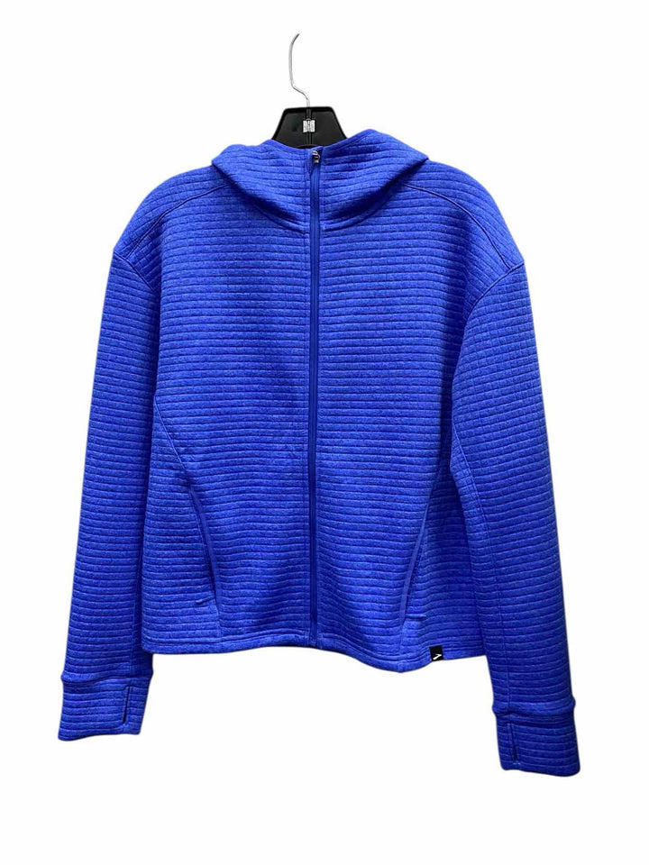 Brooks Size M Blue Athletic Jacket