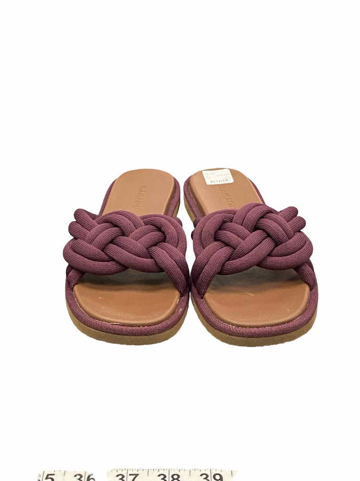 Rothy's Shoe Size 10.5 Purple Brown The Summer Sandals