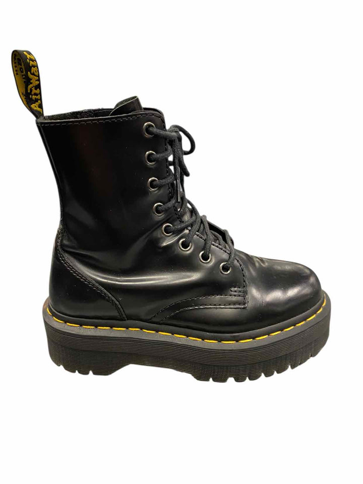 Dr. Marten Shoe Size 5 Black Leather Jadon Boots(Ankle)
