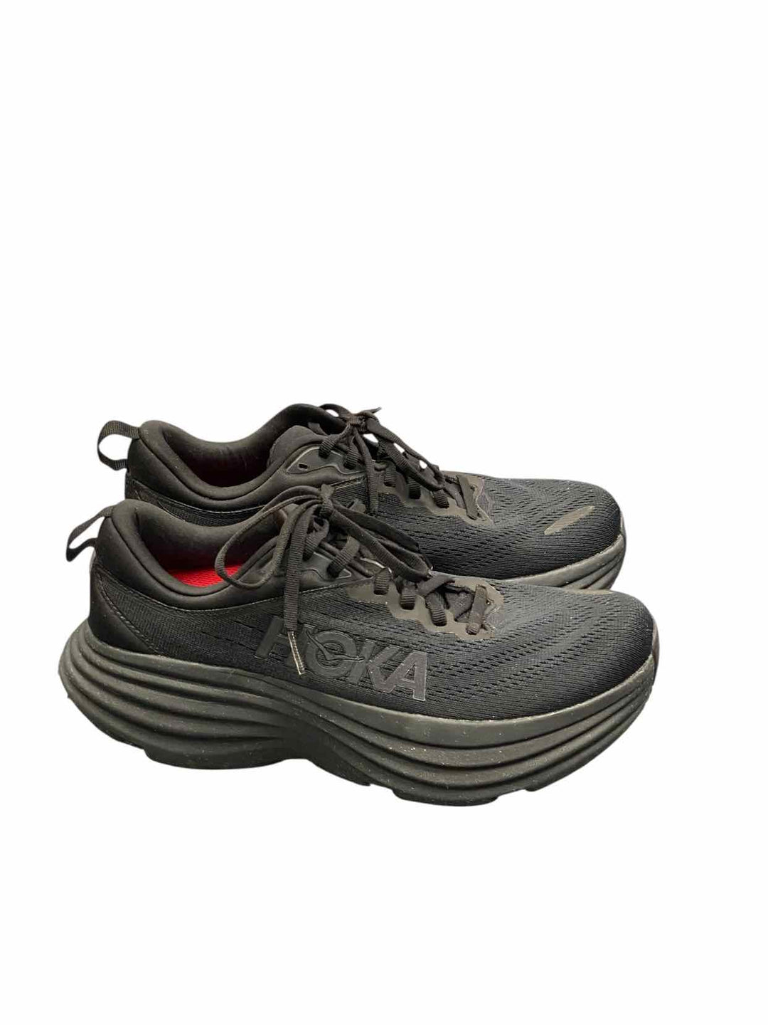 Hoka Shoe Size 8.5 Black Mesh Sneakers