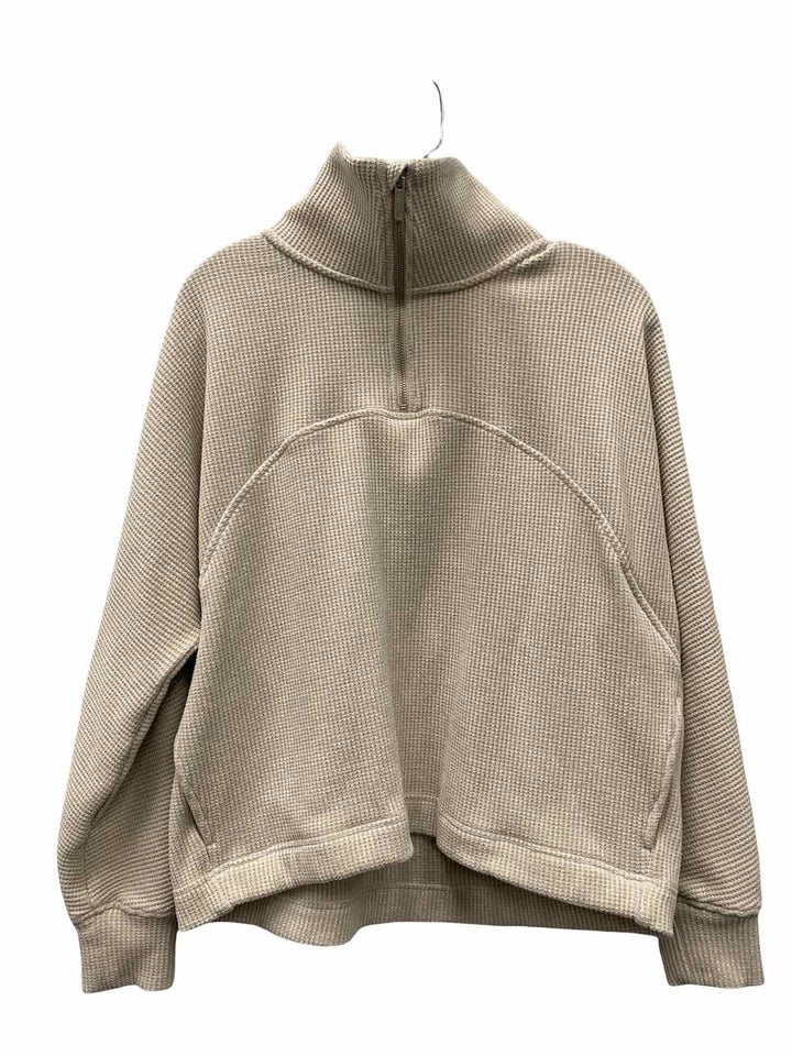 Zella Size M Cream Athletic Jacket