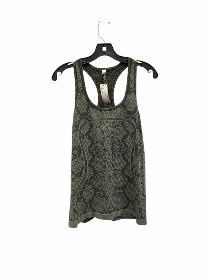 Lululemon Size 10 Green Athletic Tank Top