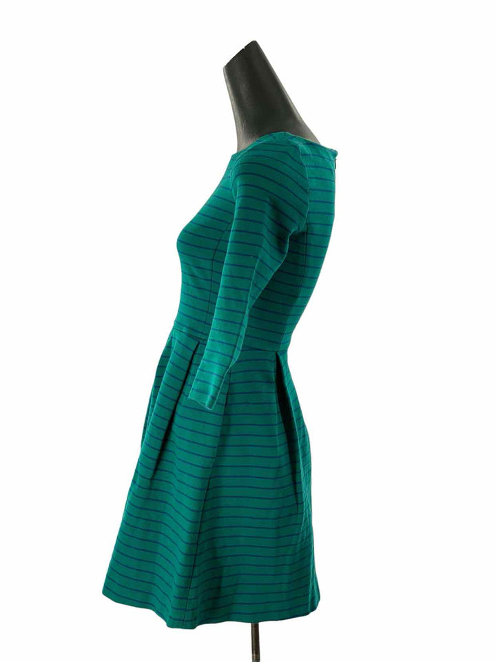 Banana Republic Size 0 Green Blue Stripes Dress