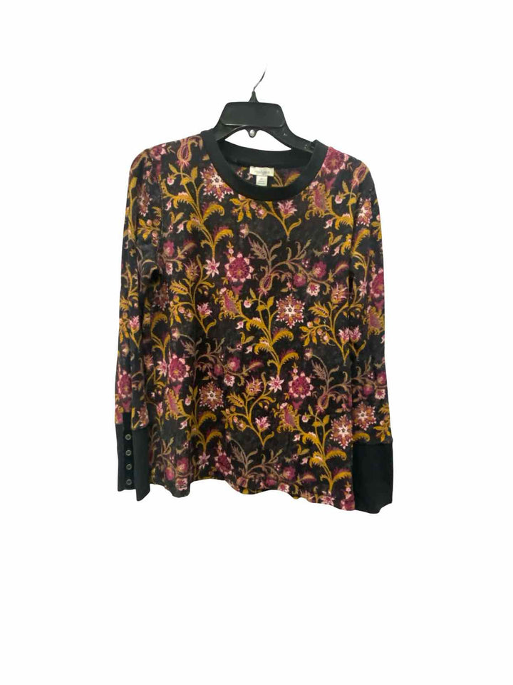 Sundance Size XL Purple Floral Long Sleeve Shirts