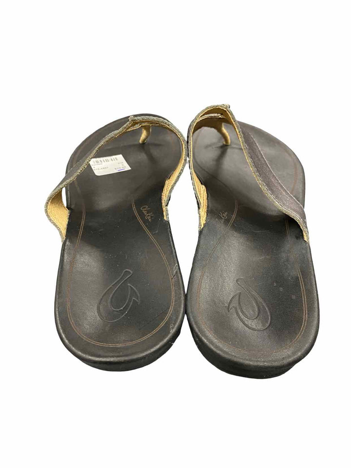 OluKai Shoe Size 8 Black Sandals