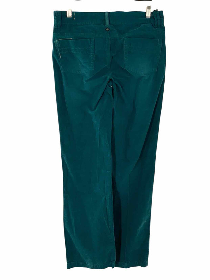 PrAna Size 8 Teal Corduroy Pants