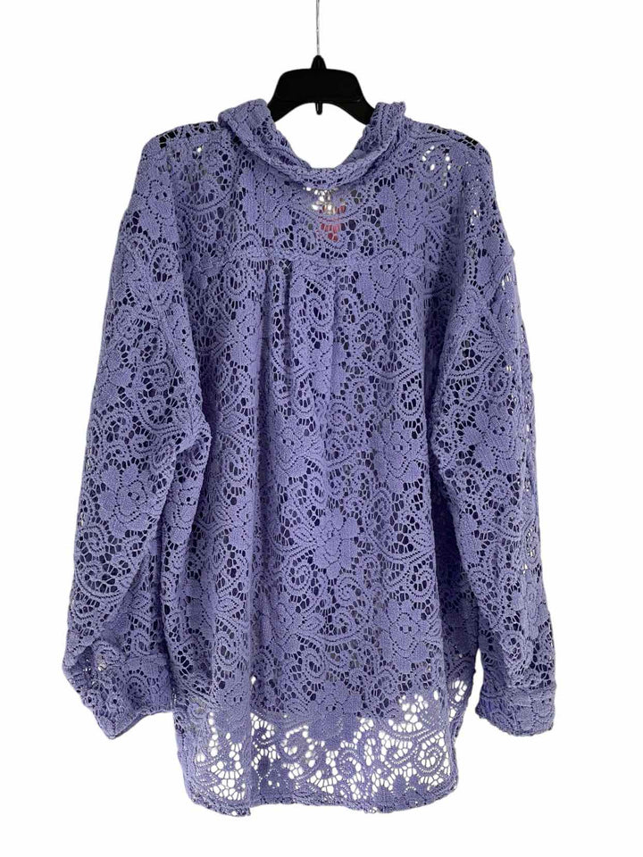 Bibi Size XL Purple Sweatshirt